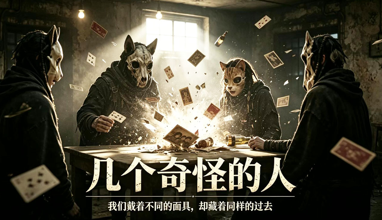 《几个奇怪的人》惊悚视频短剧#58s