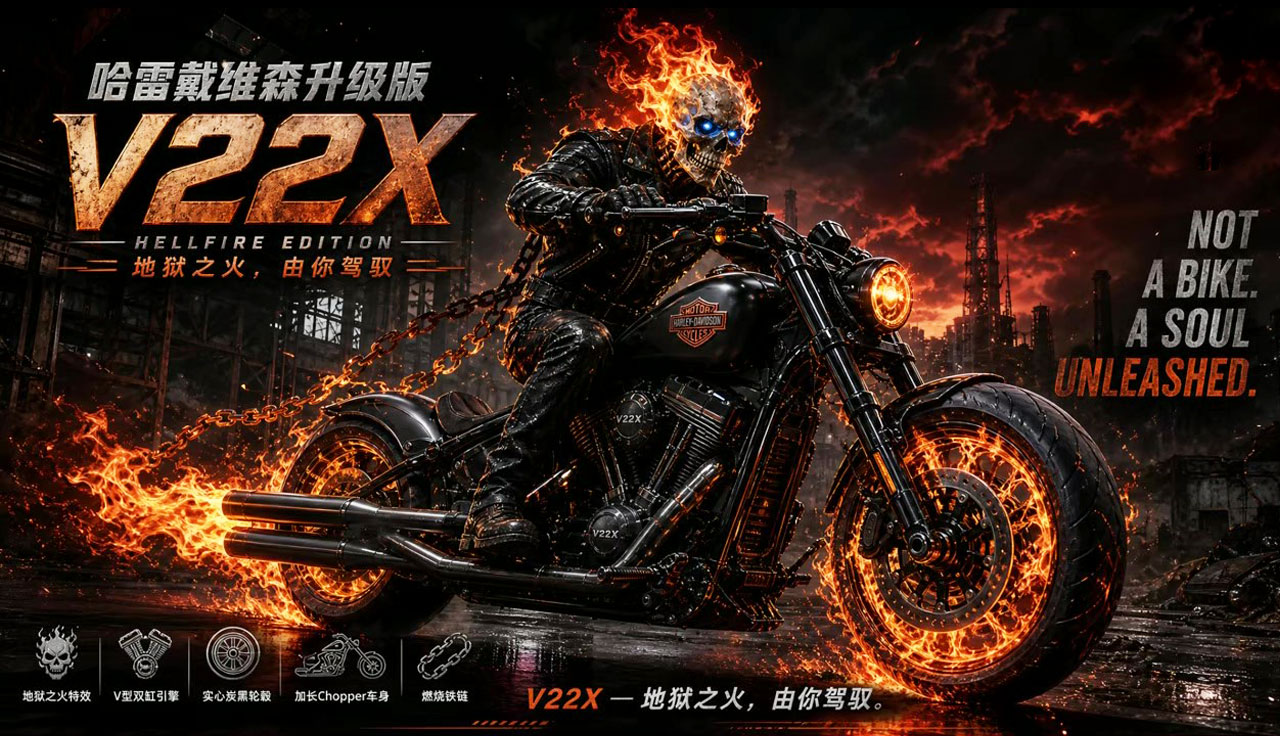 《哈雷戴维森V22X》产品宣传片#33s