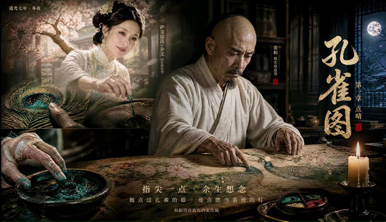 《孔雀图》历史人物传记#35s